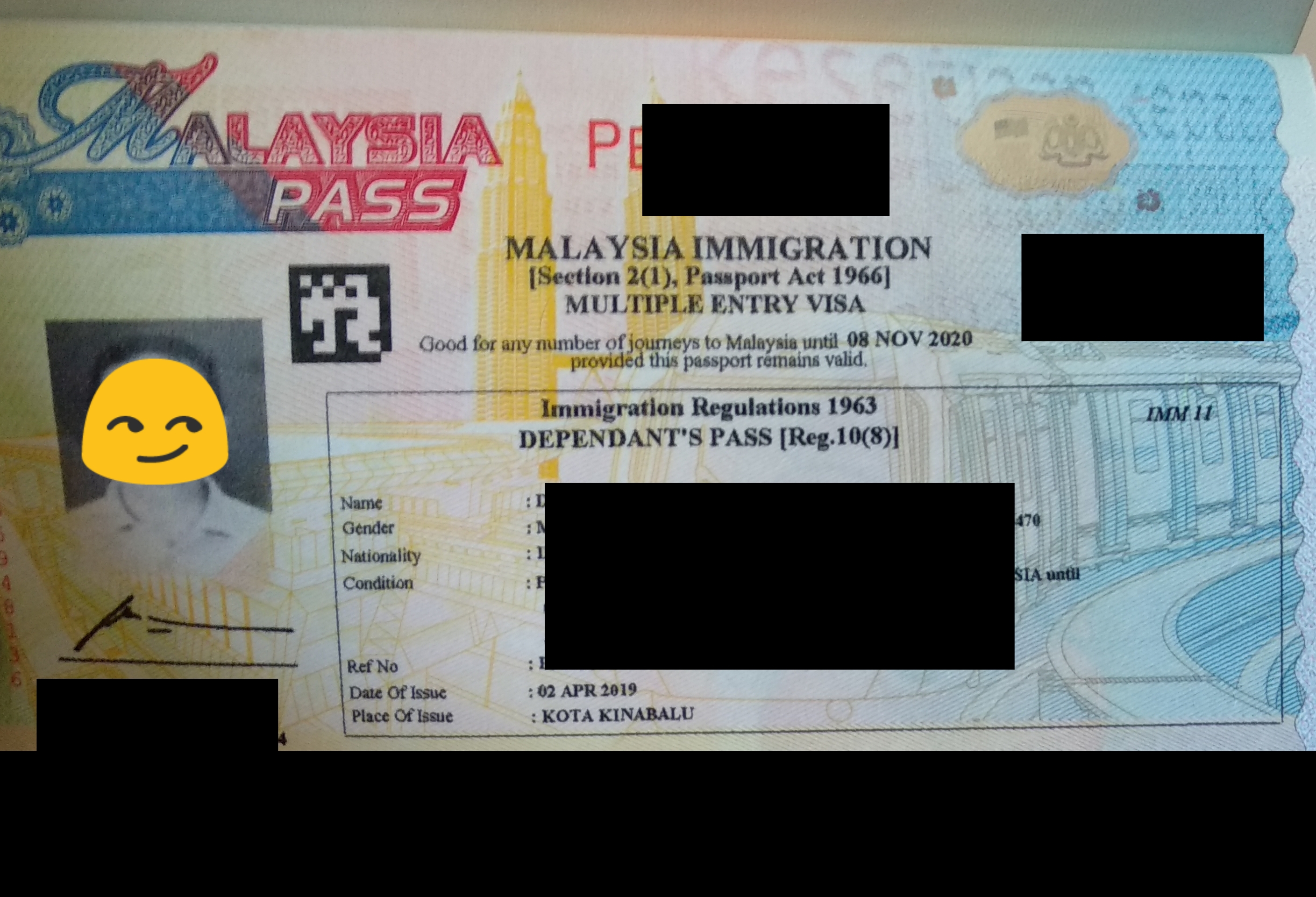 Виза dependant. Депендент пасс Малайзия. Malaysia EVISA. Малайзия виза для ИТ.